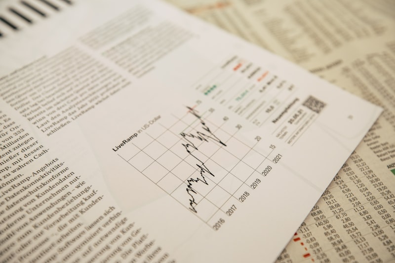 Document showing savings charts and financial projections